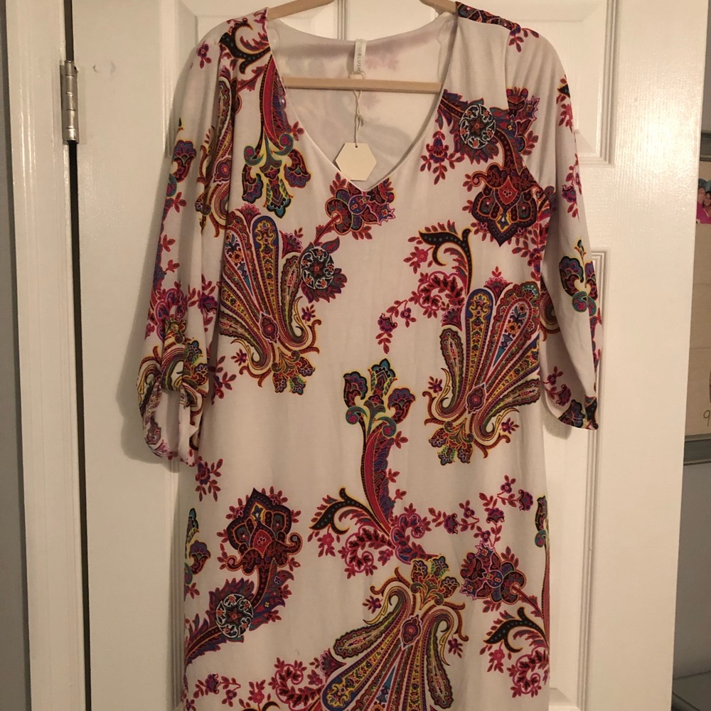 Pinkblush Paisley print dress